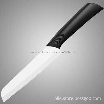 Chinese High Quality Ceramic Serrated Bread Knife